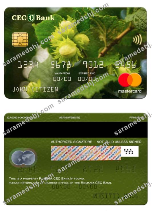 Romania CEC Bank mastercard
